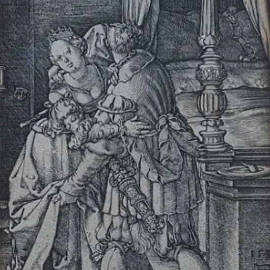 ALDEGREVER, Heinrich (1502-1561) - Amnon raping Tamar