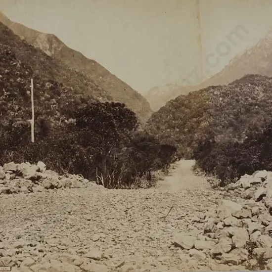 WHEELER, Edmund (1800-1877) - Foot of the Otira Gorge