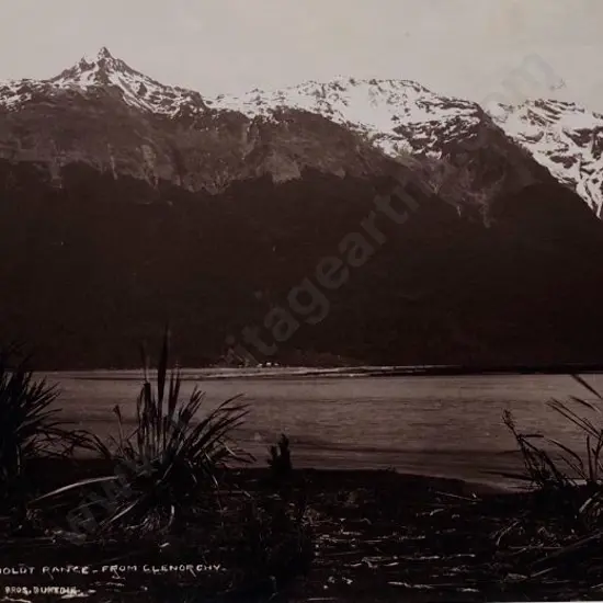 BURTON Brothers (c.1880-1885) - Humboldt Range, from Glenorchy, c.1880