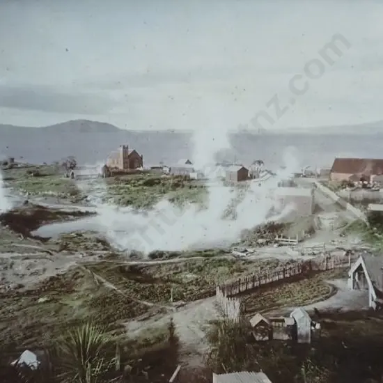 UNKNOWN Photographer (late 19th Cent.) - Steaming Pools, Whakarewarewa