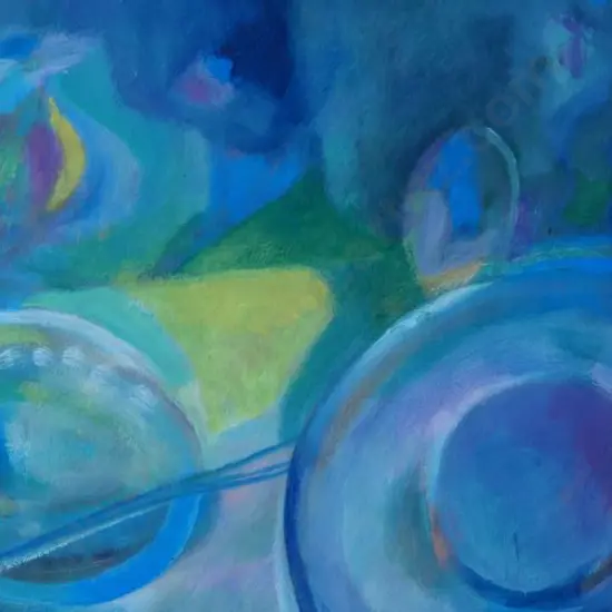 WATERS, Bernard (Active 1968-2002) - Abstract Paua Shell & Plate