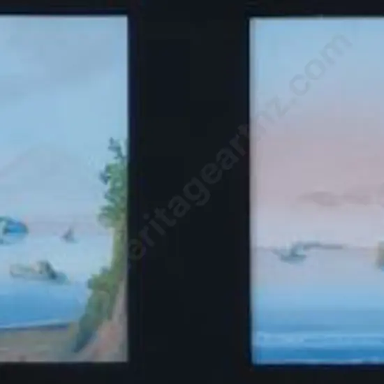 UNKNOWN - Harbour Scenes (Pair), Italy, 19th Cent.