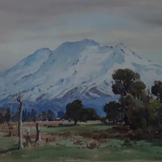 LAUGESEN, Carl Thorwald (1900-1987) - Southern Alps, 1935