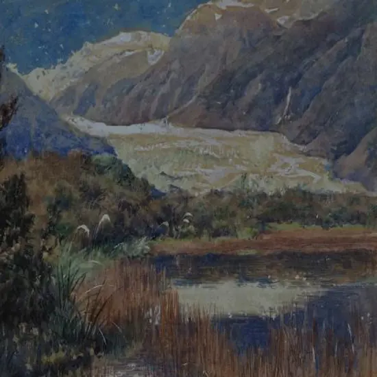 WITHERS, Mabel (1870-1956) - Mountain Glacier