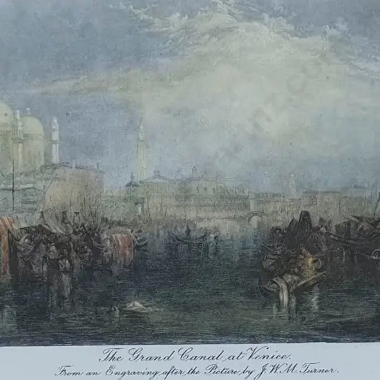 TURNER, Joseph  Mallord William (1775-1851) - The Grand Canal at Venice