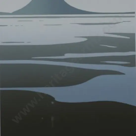 WARR, Malcolm George (1939-) - The Mount From Maketu Point (Mt Maunganui)