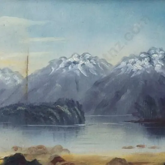 DE RITZ, George (1875-1953) - Lake Manapouri