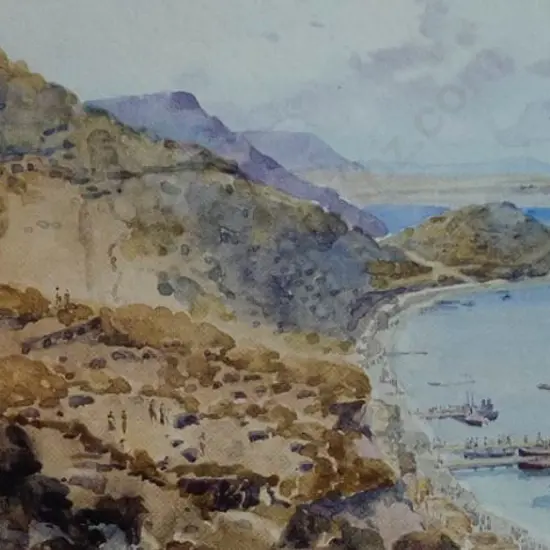 MOORE-JONES, Horace M. (1868-1922) - Anzac Cove, Gallipoli
