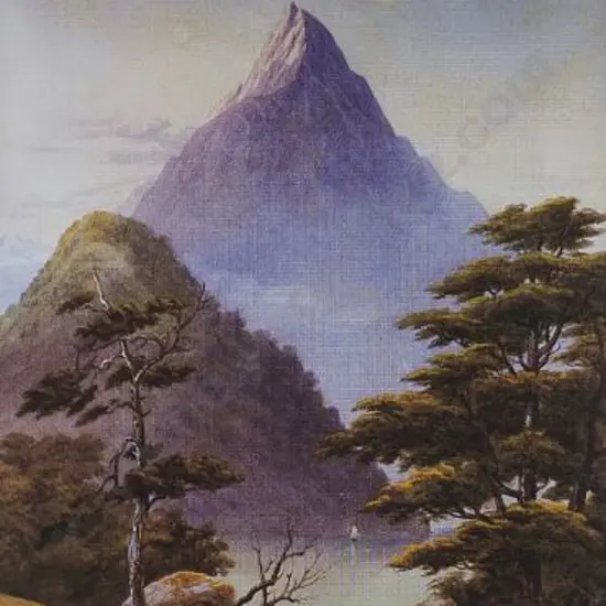 HOYTE, John Charles Barr (1835-1913) - Mitre Peak, Milford Sound
