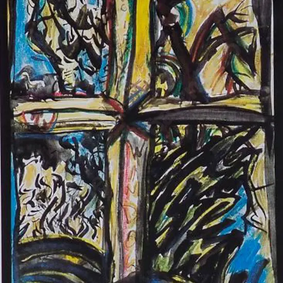 CLAIRMONT, Philip (1949-1984) - Crucifix / Window, 1980