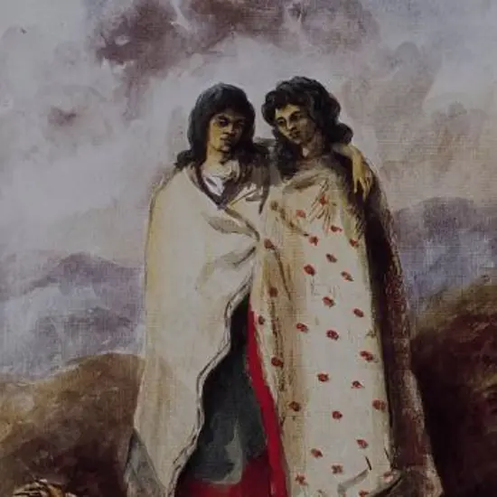 OLIVER, Cmdr. Richard A (1811-1889) - Maori Girls, Auckland