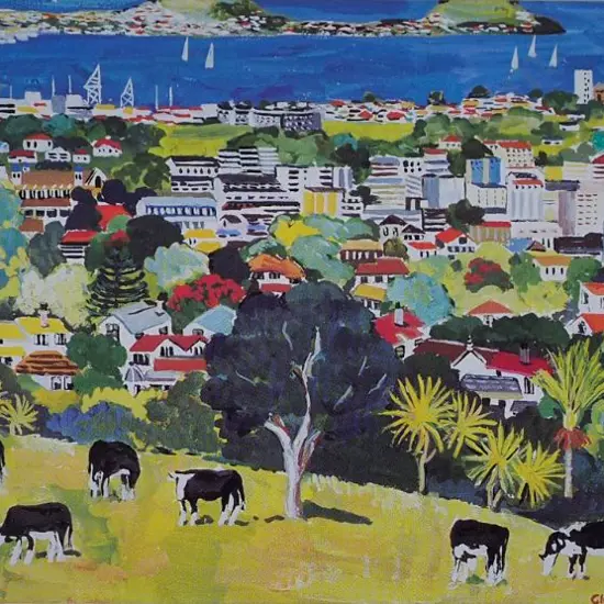 ROBERTS, Glenda (1939-2014) - A View from Mount Eden