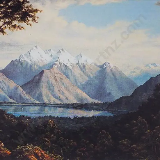 BARRAUD, Charles Decimus (1822-1897) - Fiordland, 1878