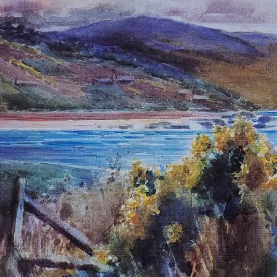 HODGKINS, Frances (1869-1947) - The Estuary, 1899