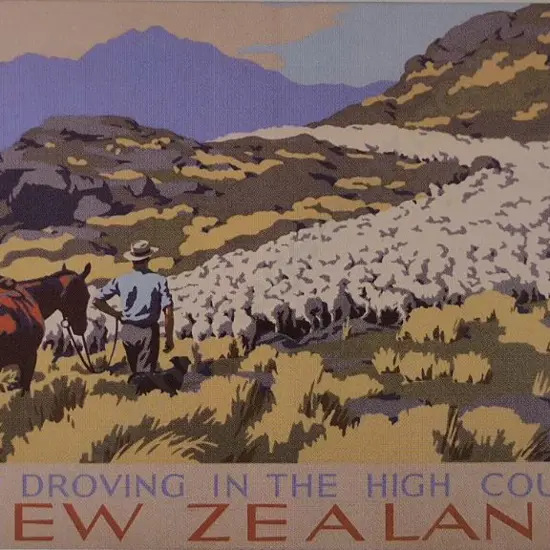 UNKNOWN  - Sheep Droving in the High Country