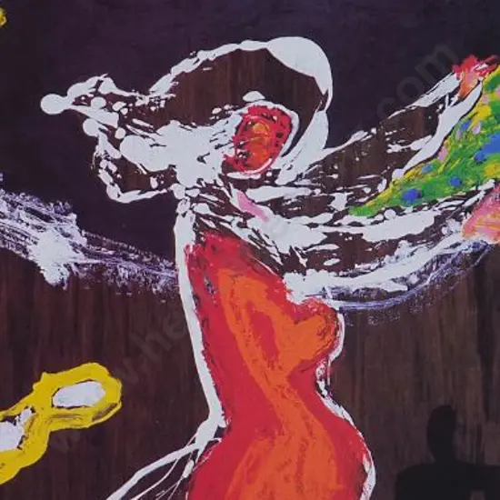 HANLY, Pat (1932-2004) - Bride and Groom Black, 1990