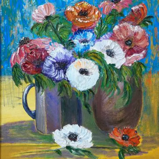 UNKNOWN - Flowers in Vase
