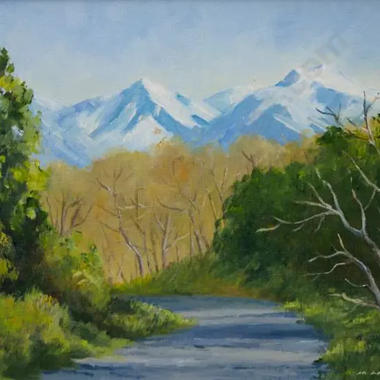 NEWLAND, Mavis (20th Cent.) - Upper Matahiwi Road, Masterton