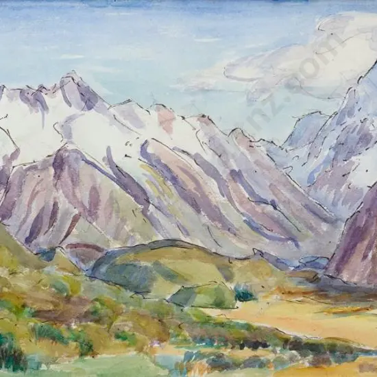 COHN, Gustav (1942-) - Mountain Scene