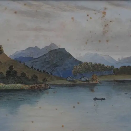 BOWRING, C.J. (Early 20th Cent.) - South Island Lake Scene