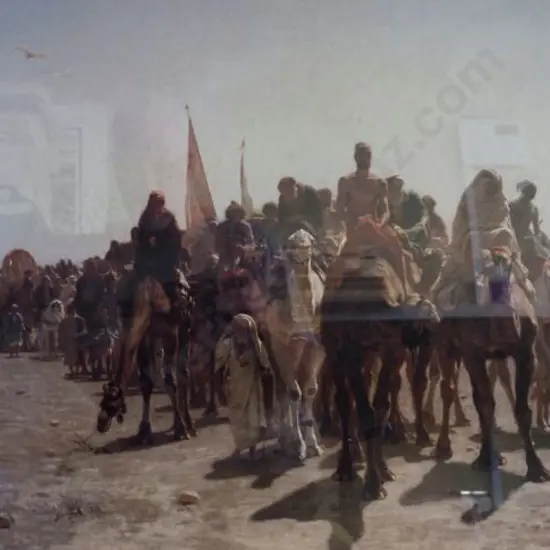 BELLY, Leon (1827-1877) - Pilgrims Going to Mecca