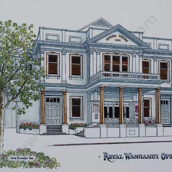 BATTARBEE, David (1939-) - Whanganui, Opera House