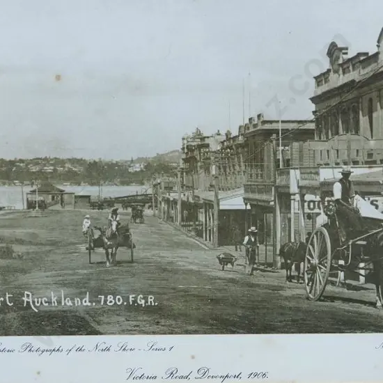 RADCLIFFE, Frederick George (1863-1923) - The Beginnings of Devonport, Auckland, 1906