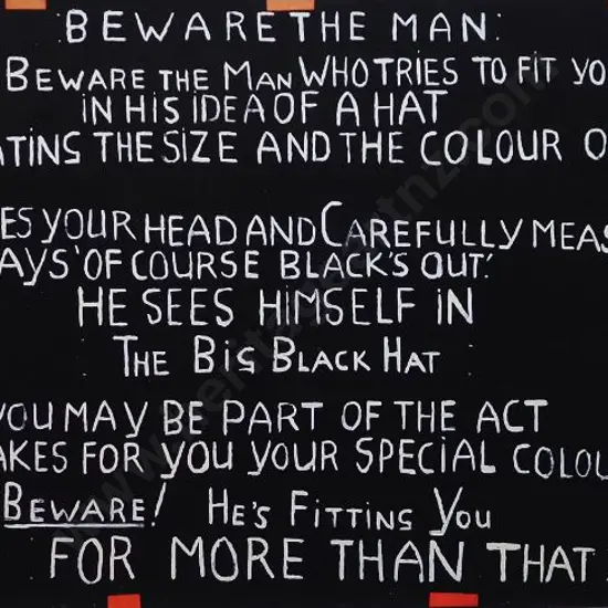 FRIZZELL, Dick (1943-) - Beware the Man - 2011