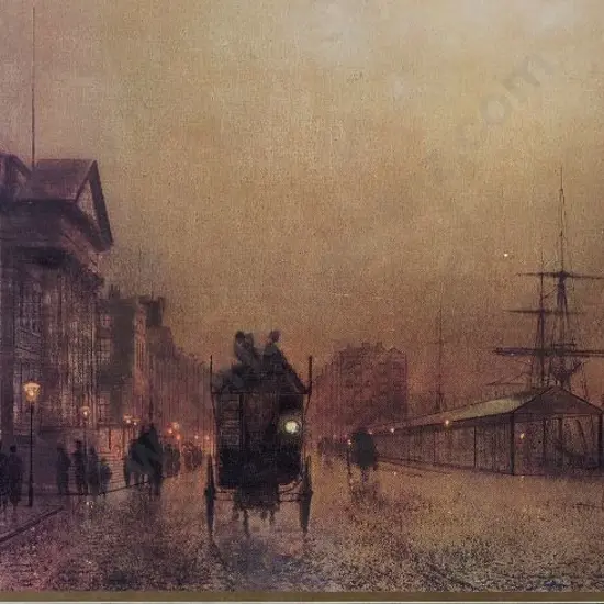 GRIMSHAW, John Atkinson (1836-1893) - Going Home at Dusk