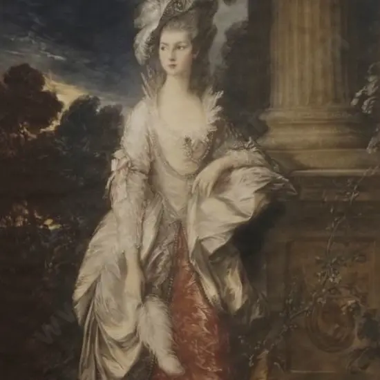 STROMBERG, Frank - Regal Lady wearing Hat with feather