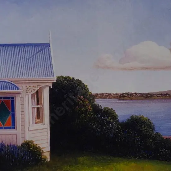 SIDDELL, Sir Peter (1935-2011) - House overlooking Waitemata