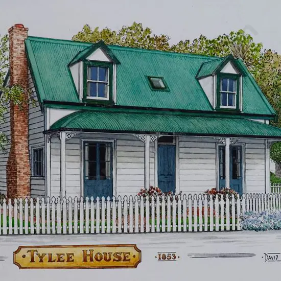 BATTARBEE, David (1939-) - Tylee House (Cottage) Whanganui, 1853