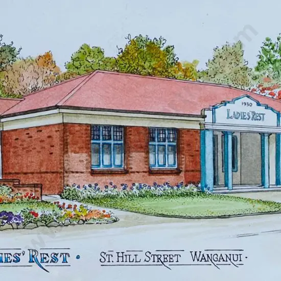 BATTARBEE, David (1939-) - Ladies Rest, St Hill Street, Whanganui