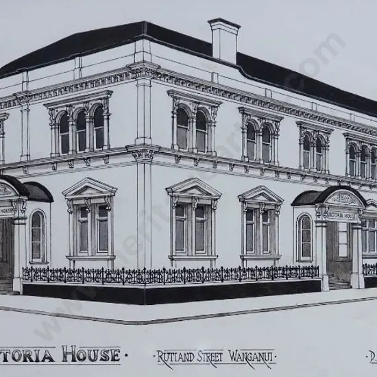 BATTARBEE, David (1939-) - Victoria House, Rutland Street, Whanganui