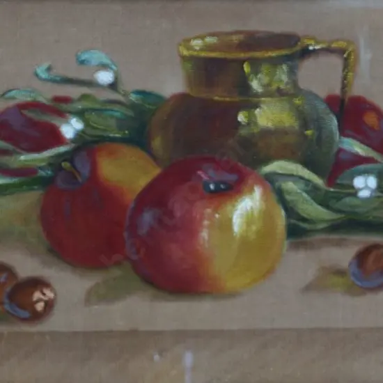 UNKNOWN Artist - Still Life - Jug and Fruit