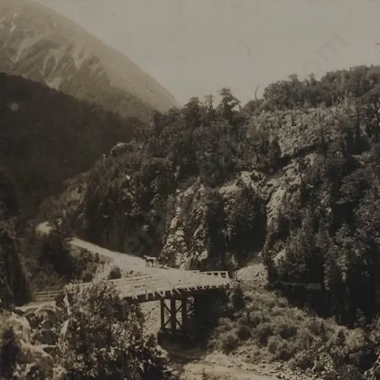 UNKNOWN Photographer - Bealey River Bridge, c.1900