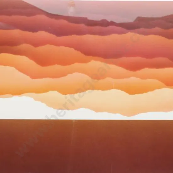 LEVY, Keith (working 1970s/80s) - Abstract Landscape, 1981
