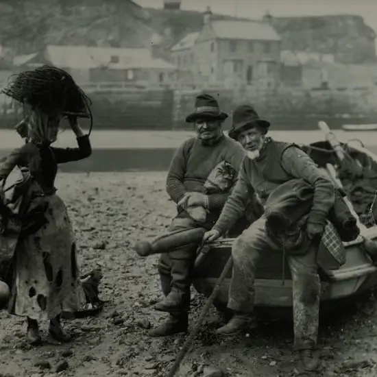PHOTOGRAPHER, Unknown - Fishermen and Woman