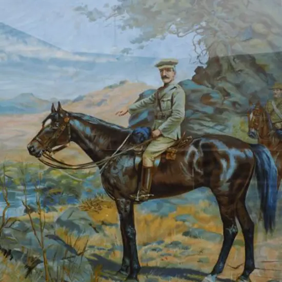 BOWRING, Walter Armiger (1874-1931) - Boer War, New Zealand Soldier on Horseback