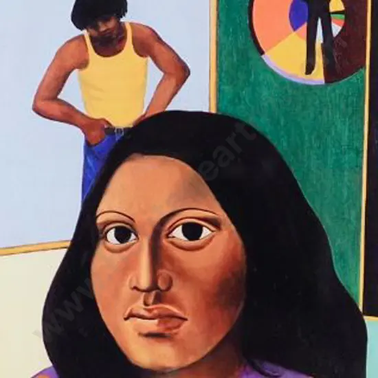 KAHUKIWA, Robyn (1938-) - Ka wai au? (Who am I). 1979