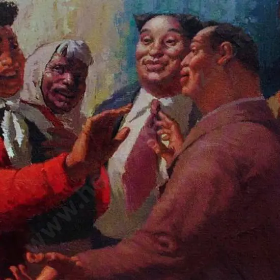 CLARK, Russell (1905-1966) - Otaki Maori Meeting