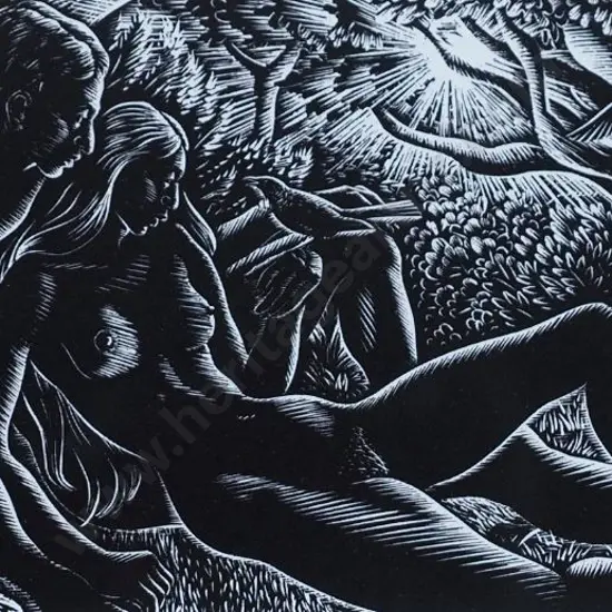 TAYLOR, E. Mervyn (1906-1964) - Idyll, 1949 (Considered to be his most beautiful work)