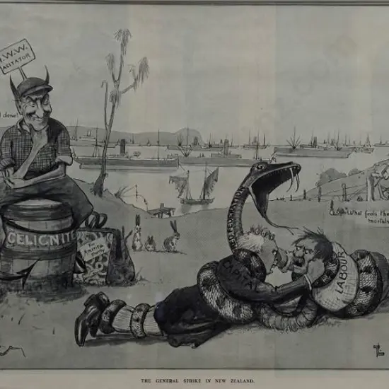 LLOYD, Trevor - The General Strike in New Zealand 1913