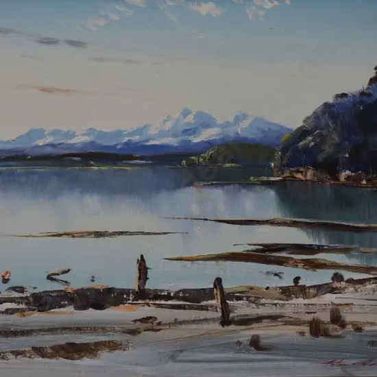 GREATHEAD, Aston (1921-2012) - Okarito Lagoon