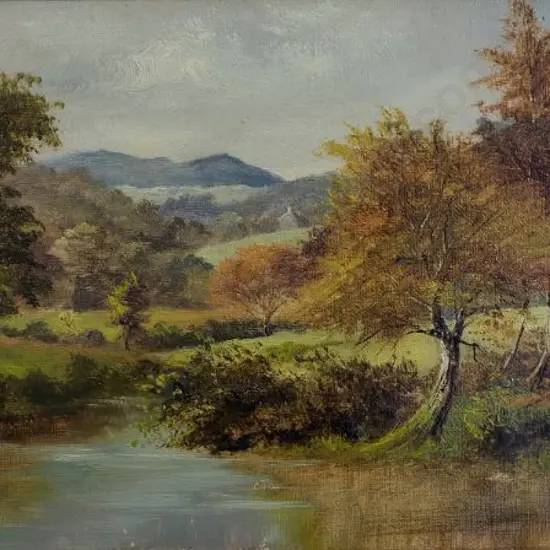 A.W.B - Autumn in Worcester - meandering stream