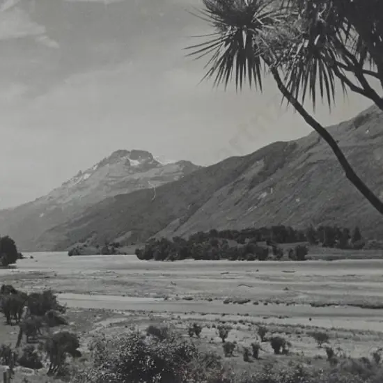 UNKNOWN Photographer (A34) - Hills, River & Mountain - South Island, c.1930