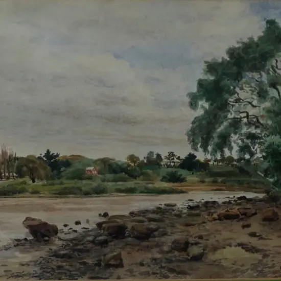 SMITH, M.J. (20th Cent.) - Auckland Harbour near Orakei c. 1920