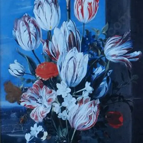 UNKNOWN - Floral Arrangement with Vase