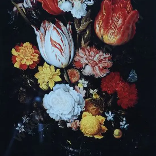 UNKNOWN - Floral Arrangement with Vase