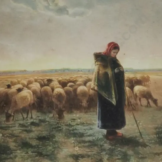 HESTER, E.M. (1883-1903) - Shepherdess